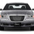 Chrysler Wing Dual Logo License Plate (Black)