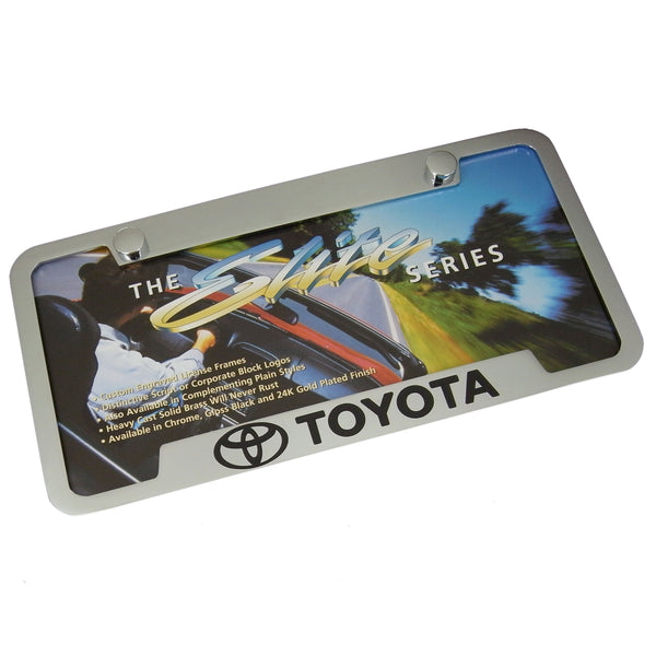 Genuine toyota license on sale plate frame