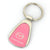 Mazda Zoom Zoom Tear Drop Key Ring (Pink)
