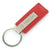 Lincoln Town Car Rectangular Leather Key Chain (Red) - Custom Werks