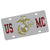 Plain,License Plate,USMC License Plate