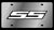 Chevy Camaro SS Logo License Plate (White on Chrome)
