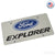 Ford Explorer License Plate