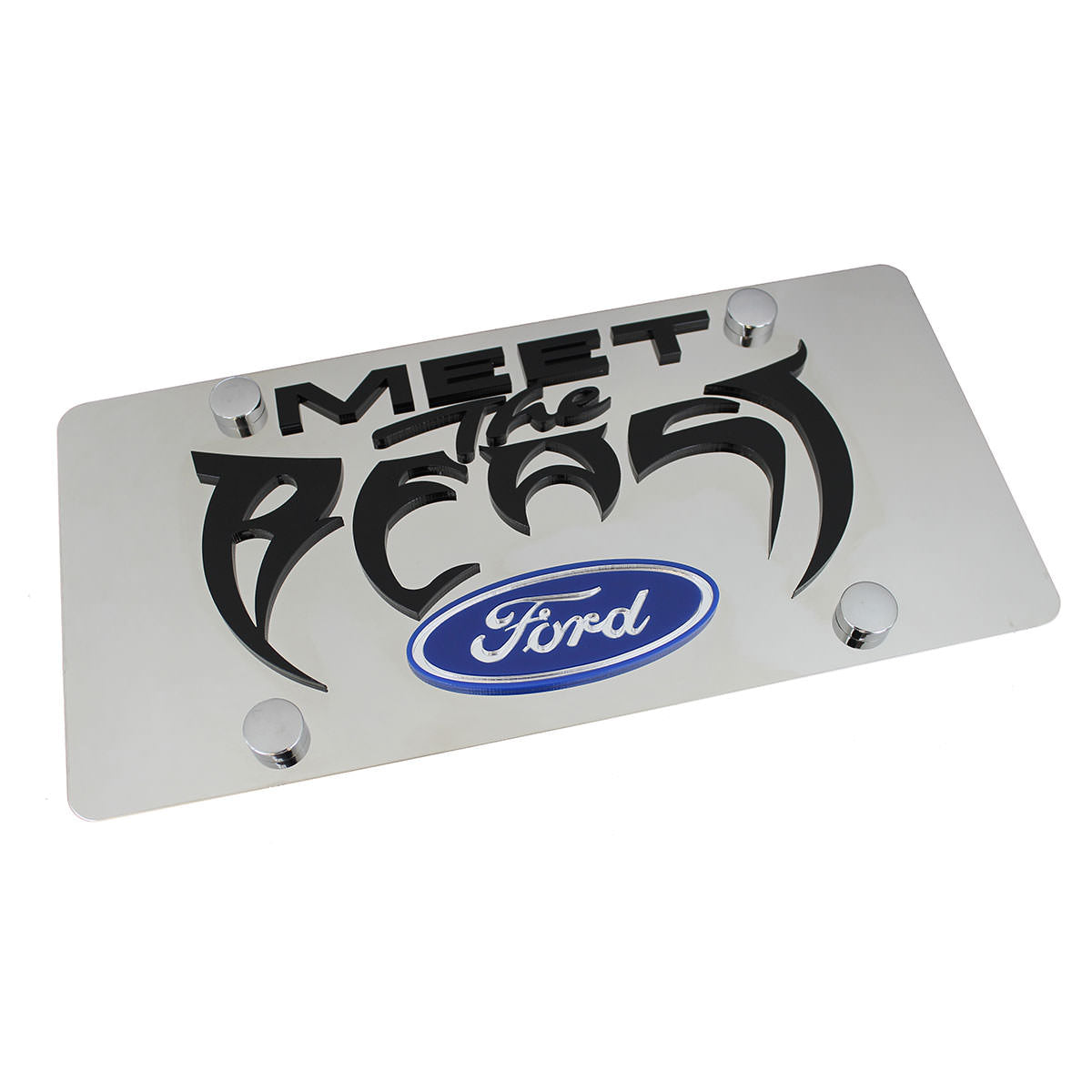 Ford Meet The Beast License Plate