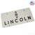 Lincoln Dual Logo License Plate (Chrome) - Custom Werks
