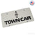 Lincoln Dual Logo Town Car License Plate (Chrome) - Custom Werks