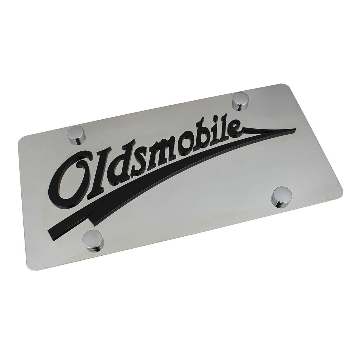 Oldsmobile Retro License Plate (Chrome) - Custom Werks