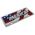 Merica USA Flag License Plate (Chrome)