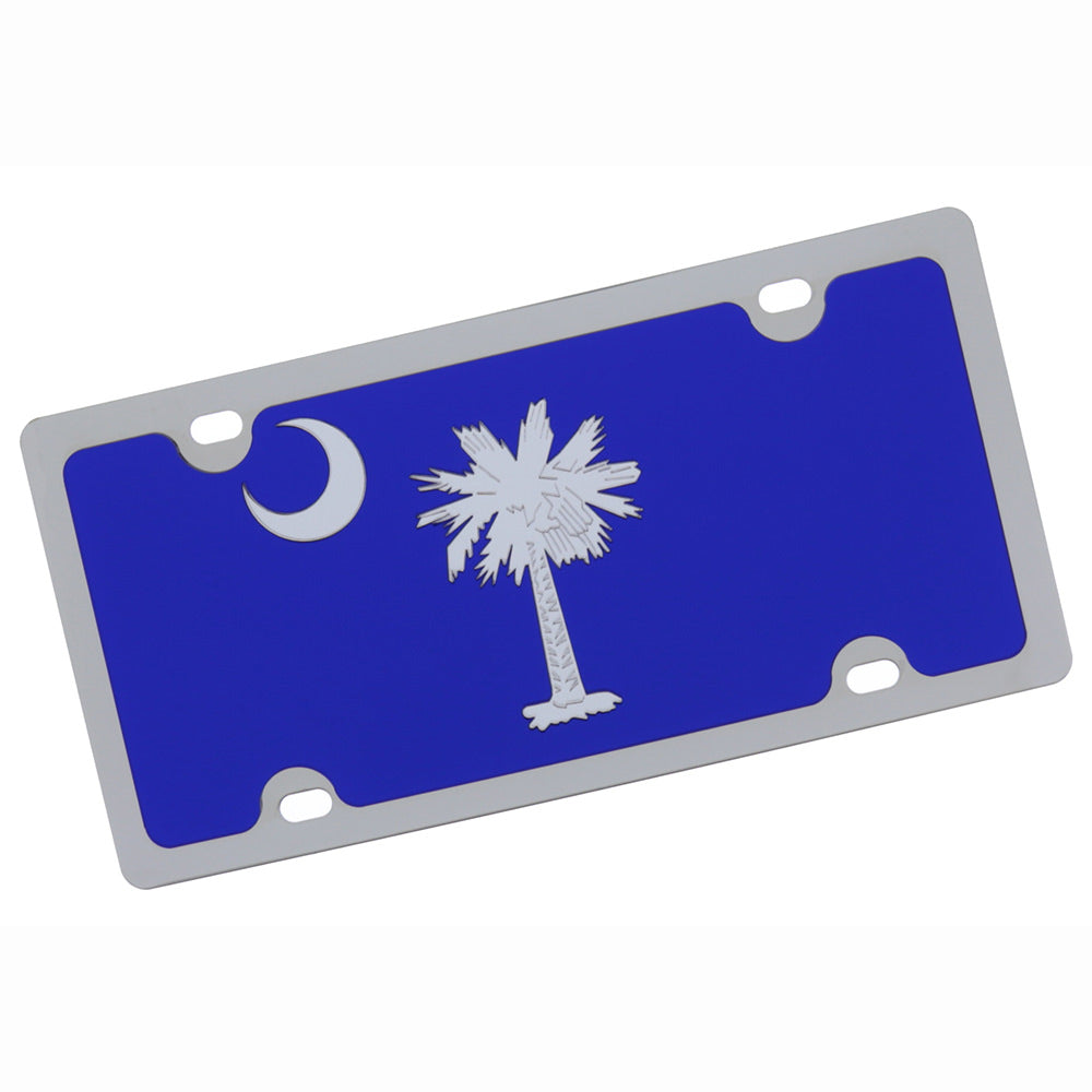 Plain,License Plate,,South Carolina Flag License Plate