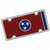 Plain,License Plate,Tennessee State Flag License Plate