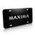Nissan Maxima License Plate (Black) - Custom Werks