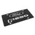 Ford F250 Dual Logo License Plate (Silver On Carbon Black)