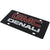 GMC Denali Dual Logo License Plate (Red on Black)