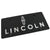 Lincoln Dual Logo License Plate (Black) - Custom Werks