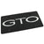 Pontiac GTO Name License Plate (Black) - Custom Werks