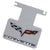 Corvette C6 Dual Logo Rear Exhaust Enhancer Plate (Chrome)