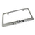 Nissan Titan License Plate Frame (Chrome) - Custom Werks
