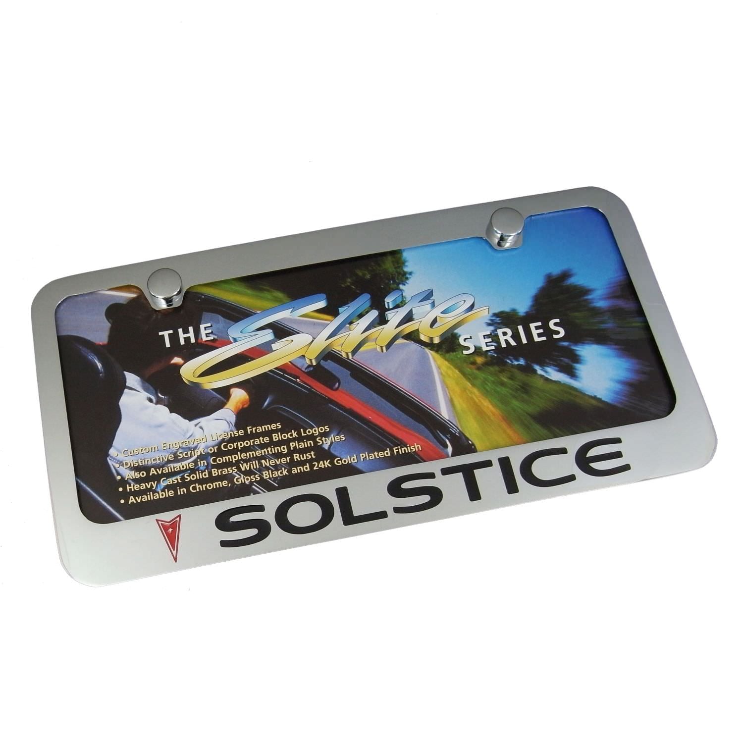Pontiac Solstice License Plate Frame (Chrome) - Custom Werks