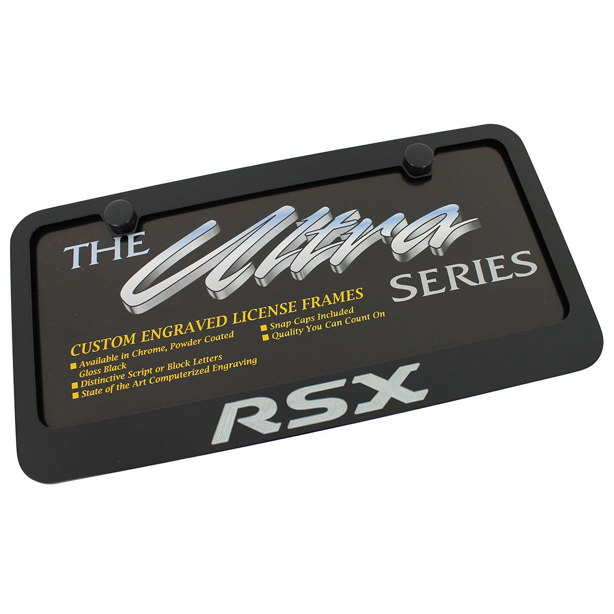 Acura RSX License Plate Frame (Black) - Custom Werks