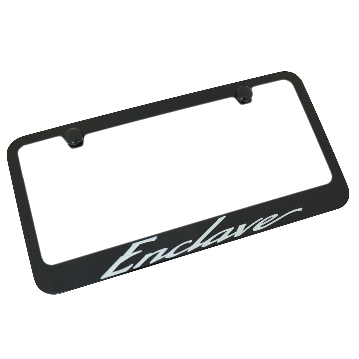Buick Enclave California Script License Plate Frame (Black) - Custom Werks