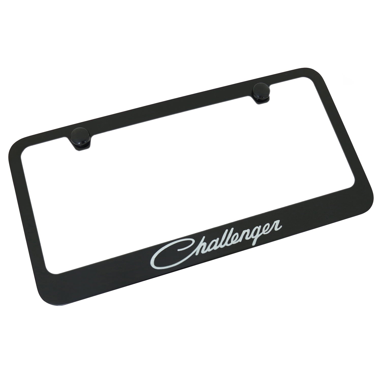 Dodge Challenger License Plate Frame (Black) - Custom Werks