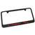 Dodge Challenger RT Red Name License Plate Frame (Black) - Custom Werks