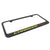 Dodge Charger RT Yellow and Red Name License Plate Frame (Black) - Custom Werks