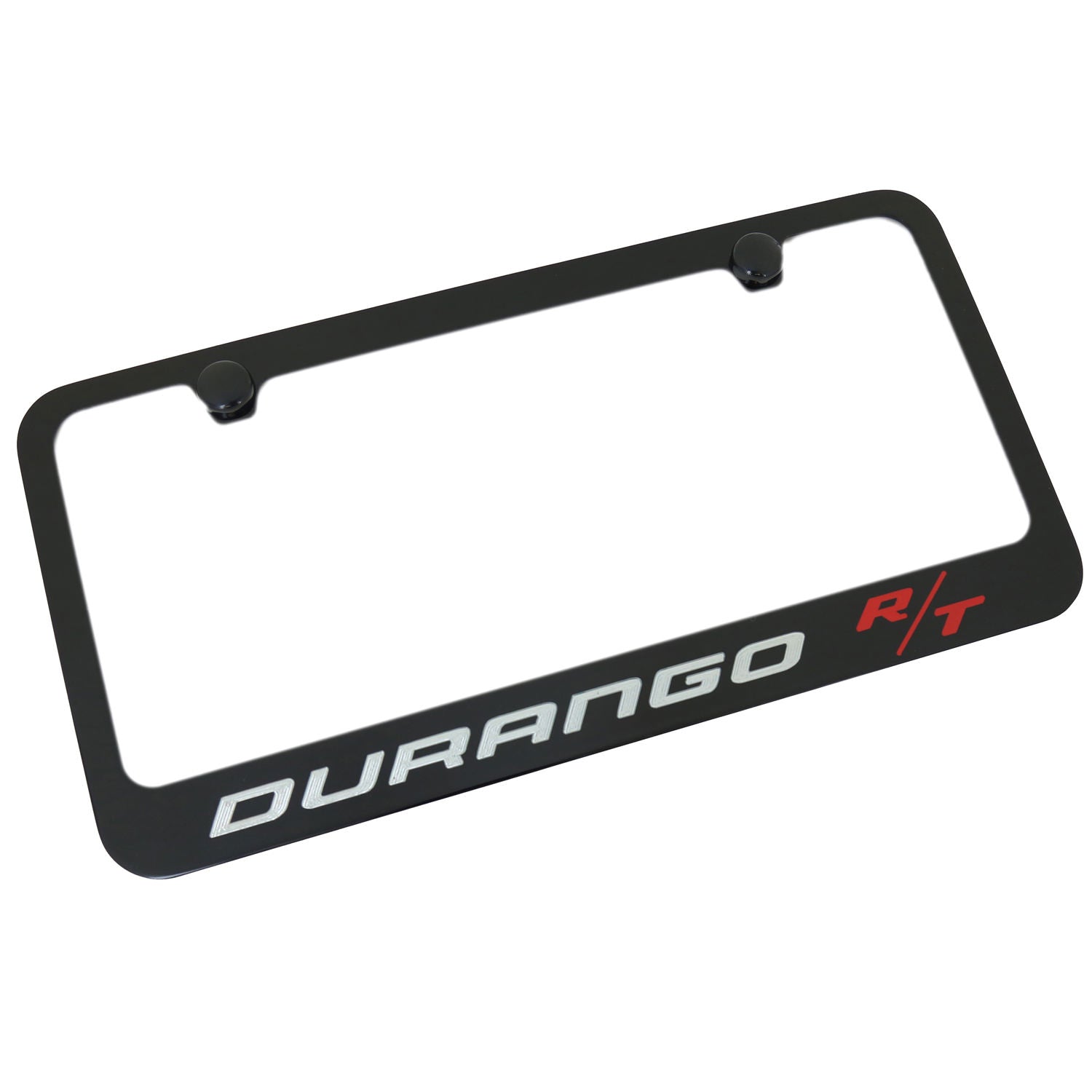 Dodge Durango RT Name License Plate Frame (Black) - Custom Werks