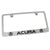 Acura Dual Logo License Plate Frame (Chrome) - Custom Werks