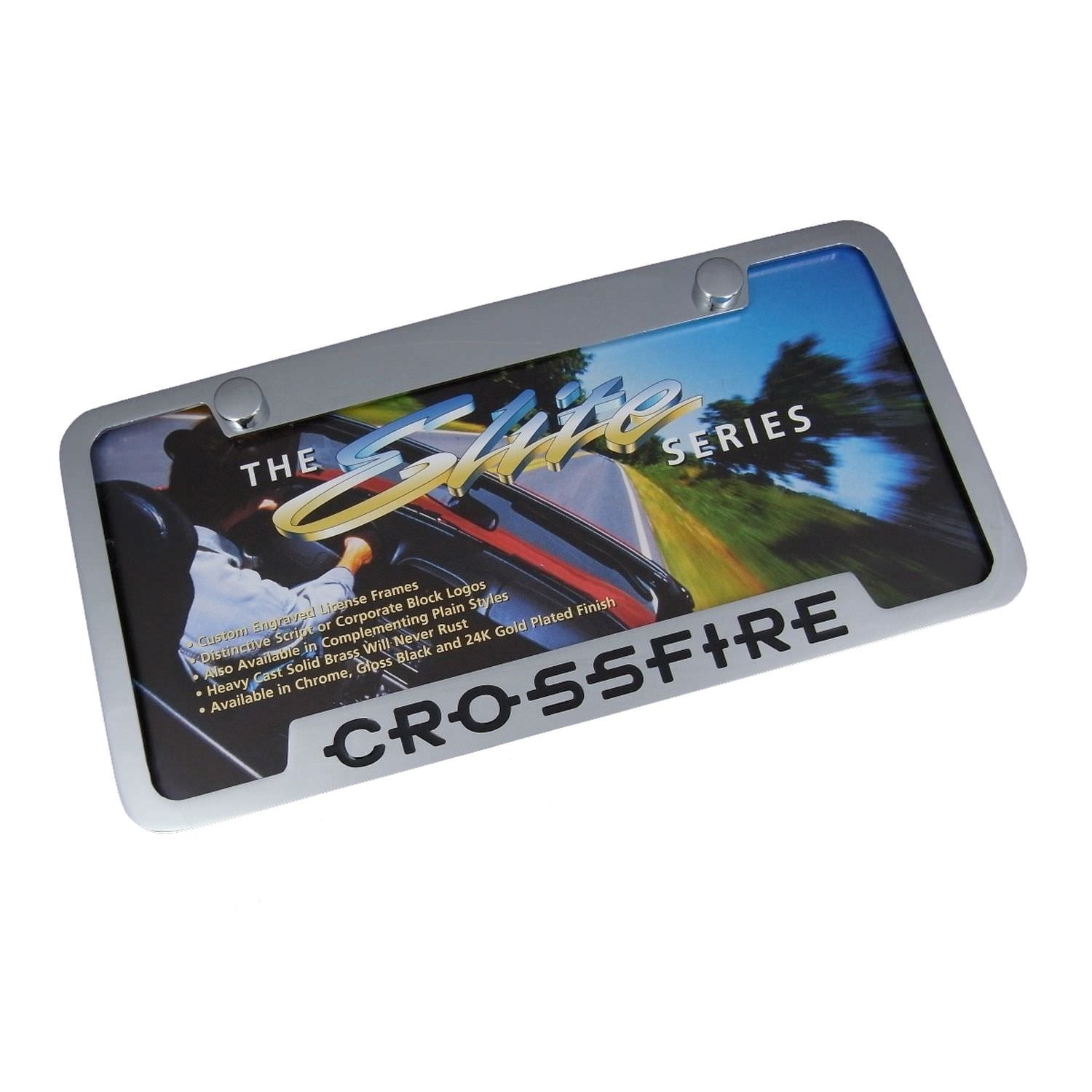Chrysler Crossfire License Plate Frame (Chrome) - Custom Werks