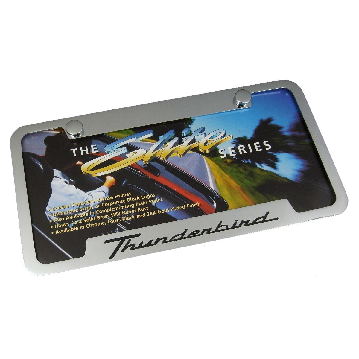Ford Thunderbird License Plate Frame (Chrome) - Custom Werks