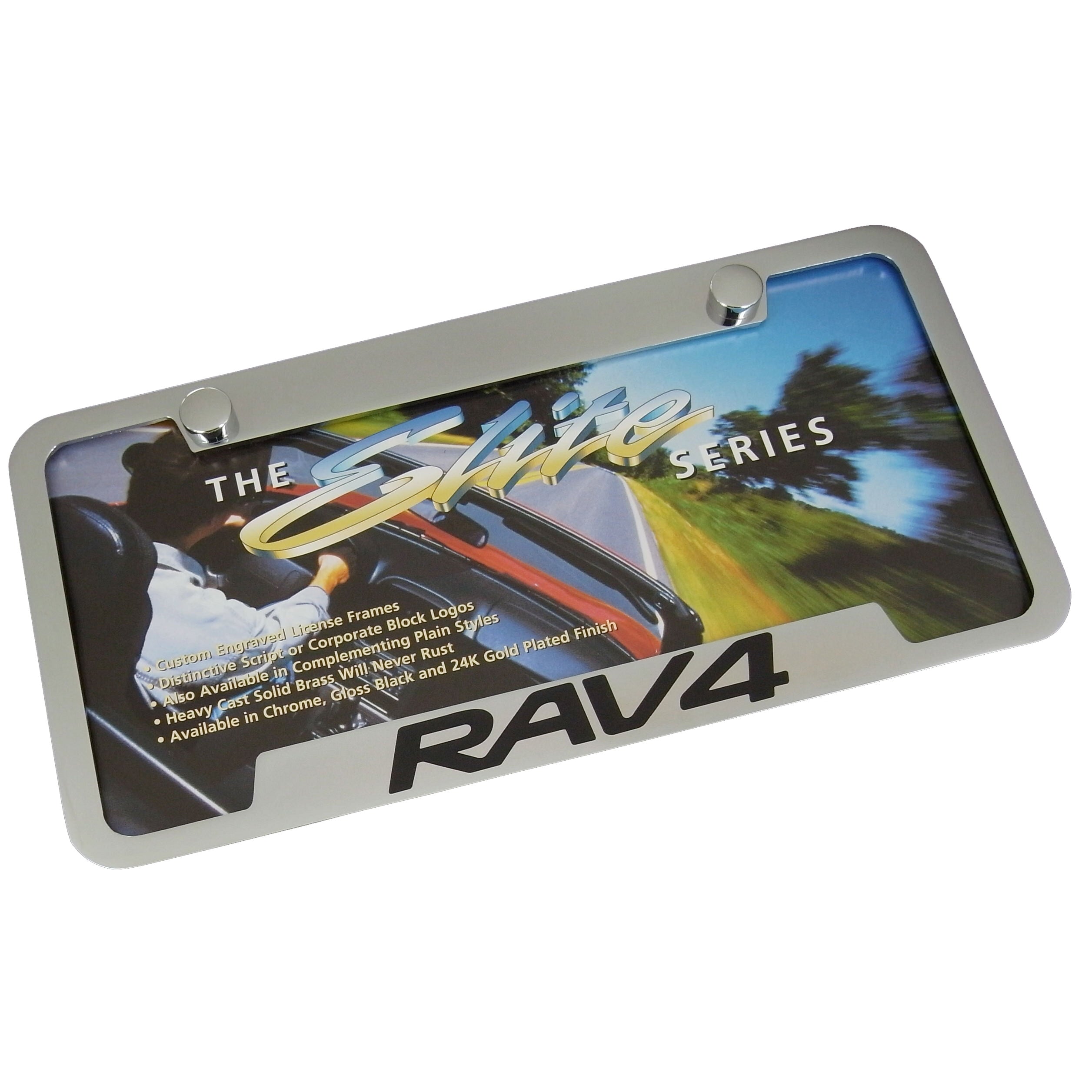 Toyota RAV4 License Plate Frame (Chrome) - Custom Werks