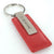 Acura ZDX Rectangular Leather Key Chain (Red) - Custom Werks