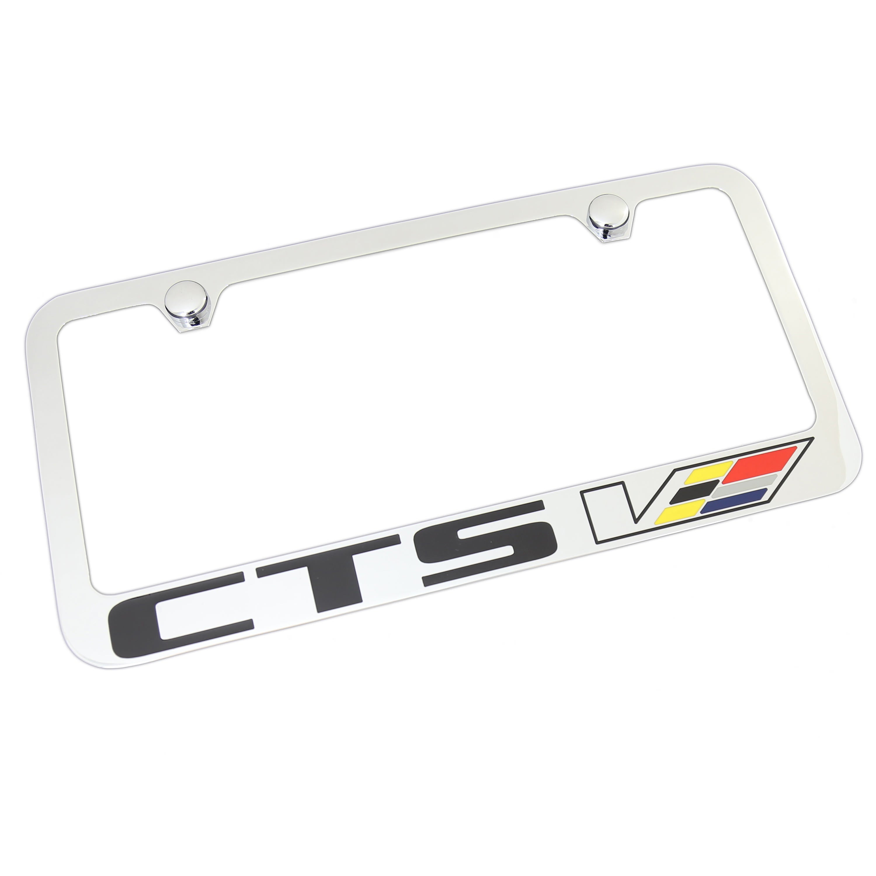 Cadillac CTS V License Plate Frame (Chrome) - Custom Werks