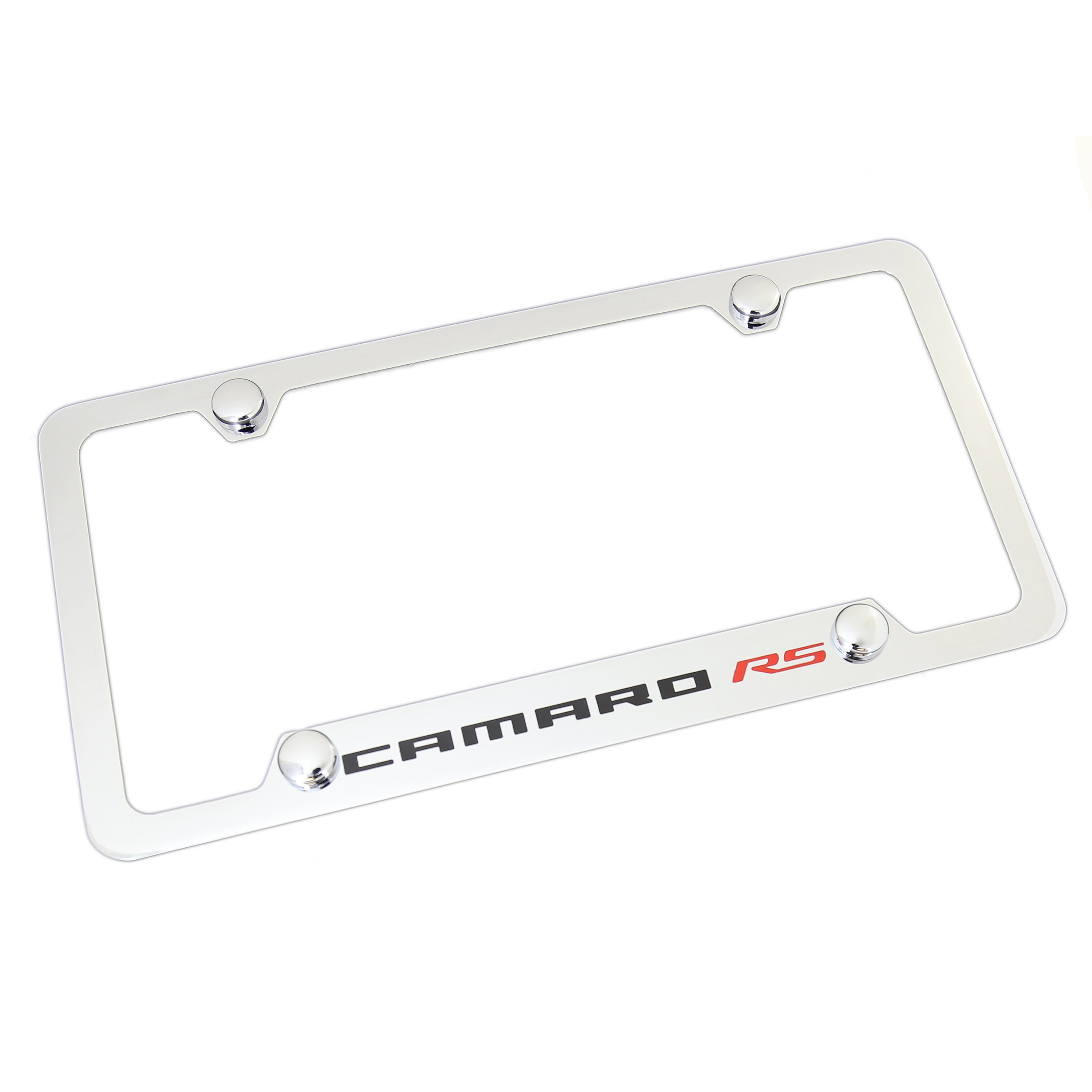 Chevy Camaro RS License Plate Frame (Chrome) - Custom Werks