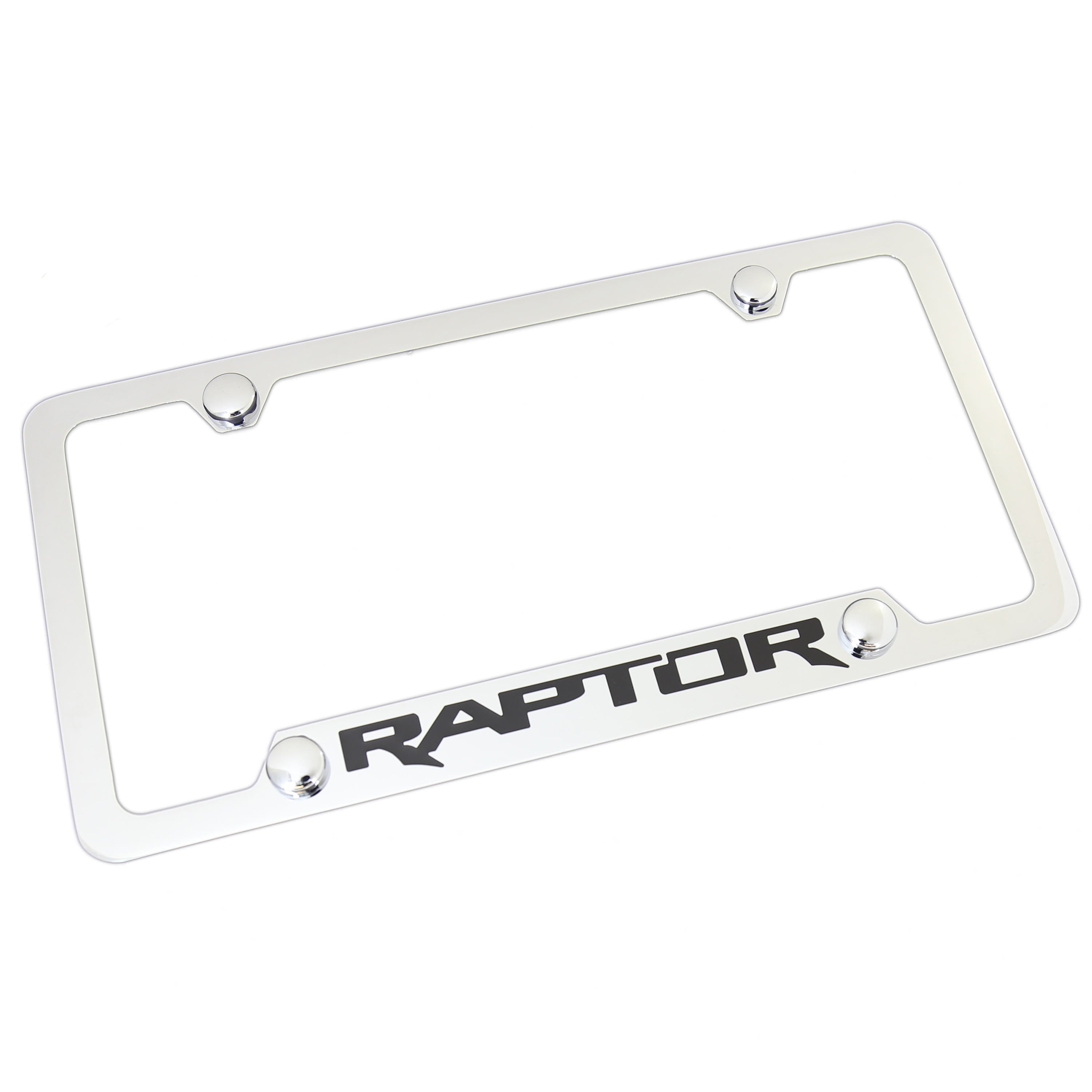 Ford F150 Raptor License Plate Frame (Chrome) - Custom Werks