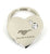Ford Mustang Heart Shape Keychain (Chrome) - Custom Werks