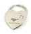 Ford Mustang Heart Shape Keychain (Chrome) - Custom Werks