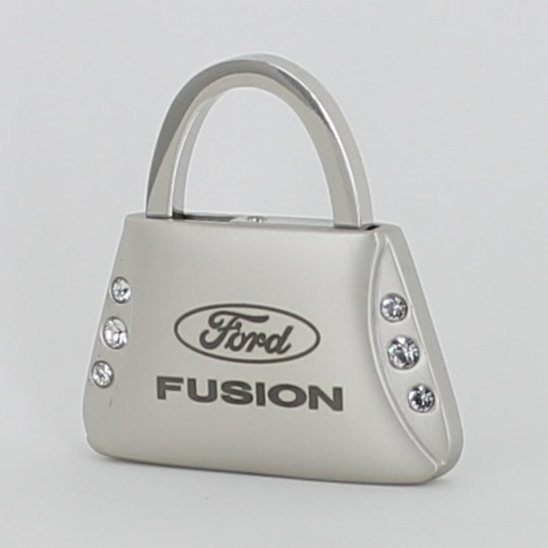 Ford Fusion Purse Shape Keychain (Chrome) - Custom Werks