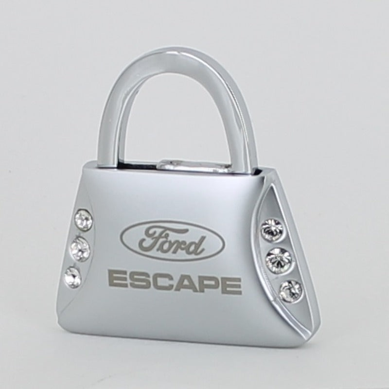Ford Escape Purse Shape Keychain (Chrome) - Custom Werks