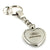 Ford Escape Heart Shape Chain Keychain (Chrome) - Custom Werks