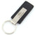 Ford Fusion Rectangular Leather Key Chain (Black) - Custom Werks