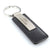 Ford Edge Rectangular Leather Key Chain (Black) - Custom Werks