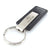 Ford Edge Rectangular Leather Key Chain (Black) - Custom Werks