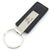Ford Fiesta Rectangular Leather Key Chain (Black) - Custom Werks