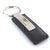 Ford Mustang Rectangular Leather Key Chain (Black) - Custom Werks