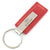 Ford Edge Rectangular Leather Key Chain (Red) - Custom Werks