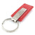 Ford Escape Rectangular Leather Key Chain (Red) - Custom Werks