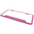 Cadillac New Logo Cut Out License Plate Frame (Pink) - Custom Werks