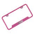 Ford Logo Cut Out License Plate Frame (Pink) - Custom Werks